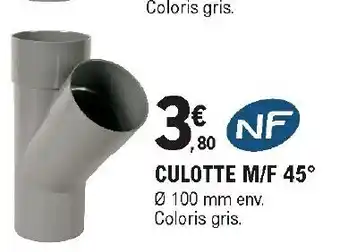 Culotte M/F 45°