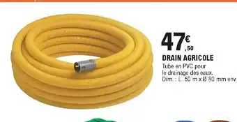 Drain agricole