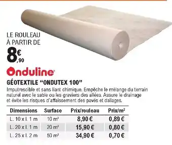 E.Leclerc Brico Géotextile offre