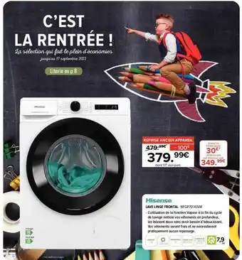 Gitem Lave linge frontal hisense offre