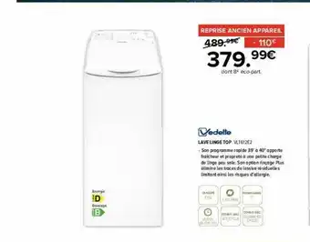 Gitem Lave linge top vedette offre