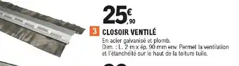 Closoir ventilé