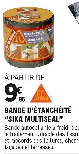 E.Leclerc Brico Bande d'étanchéité offre