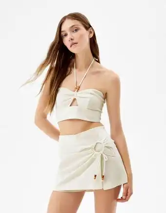 Jupe-short paréo cordon