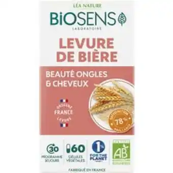 Biosens gélule végétale beauté - levure de bière - bio