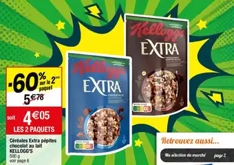 Migros KELLOGG'S céréales extra pépites chocolat au lait offre