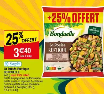 Migros BONDUELLE la poêlée rustique offre
