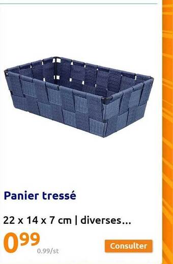 Action Panier tressé offre