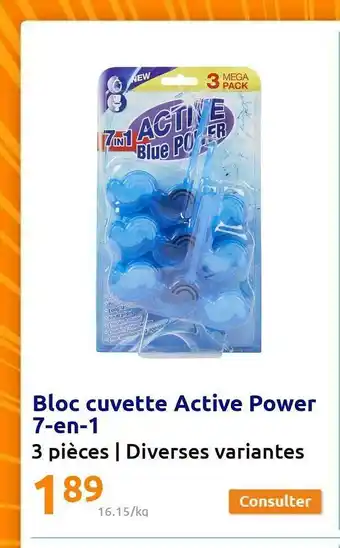 Action Bloc cuvette active power 7-en-1 offre