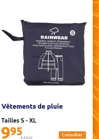 VĂȘtements de pluie