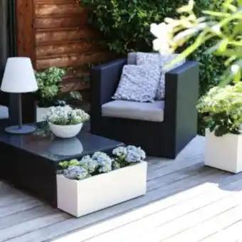 JardiniĂšre graphit up eda l79,5 x h29,5 cm blanc