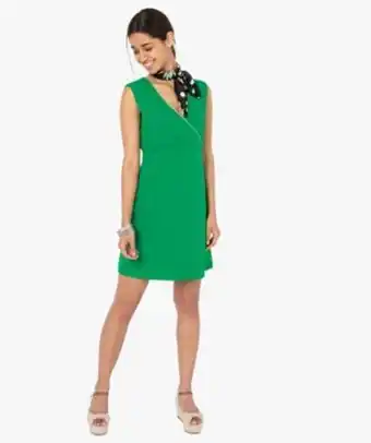 Gémo Robe femme avec double décolleté en v vue1 - gemo(femme pap) - gemo offre