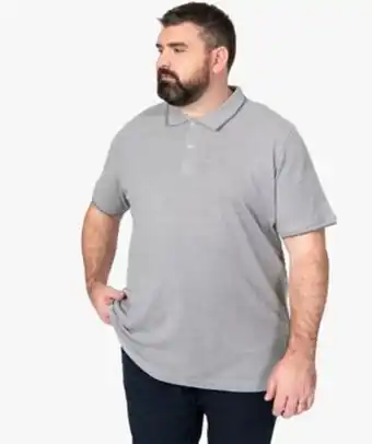 Gémo Polo homme grande taille à manches courtes et finitions fantaisie vue1 - gemo (homme) - gemo offre