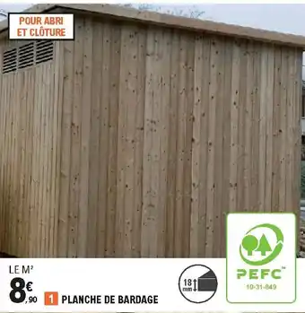 E.Leclerc Brico Planche de bardage offre