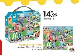 JouéClub Puzzle city - 4 ans offre