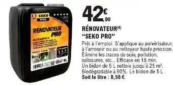 Rénovateur "seko pro"