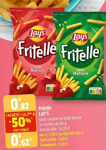 Coccinelle Supermarché Fritelle lay's offre