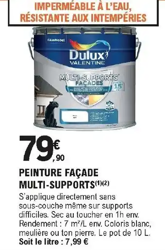 E.Leclerc Brico Peinture Façade multi-supports offre