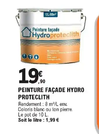 E.Leclerc Brico Peinture Façade hydro proteclith offre