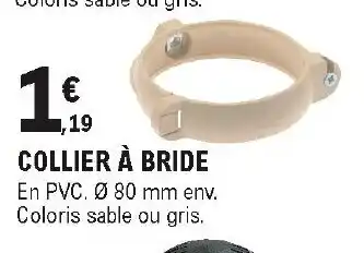 Collier à bride