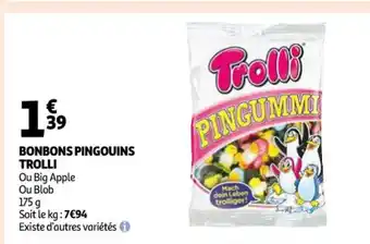 Auchan Trolli Bonbons Pingouins offre