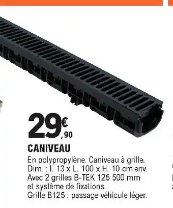 E.Leclerc Brico Caniveau offre