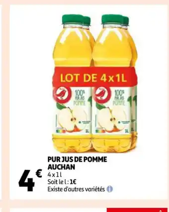 Auchan Pur Jus de Pomme Auchan offre
