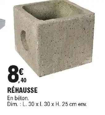 E.Leclerc Brico Réhausse offre