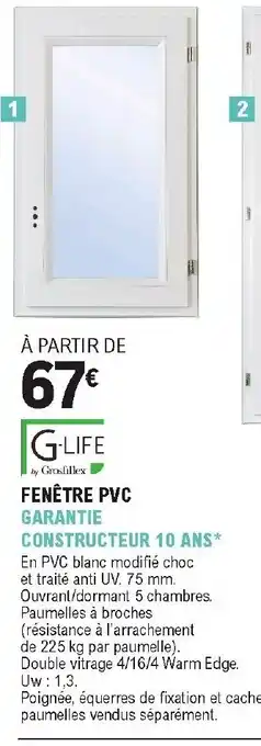 E.Leclerc Brico Fenêtre PVC offre
