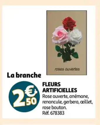 Auchan Fleurs Artificielles offre