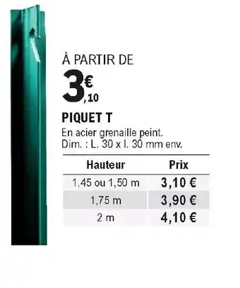 E.Leclerc Brico Piquet T offre