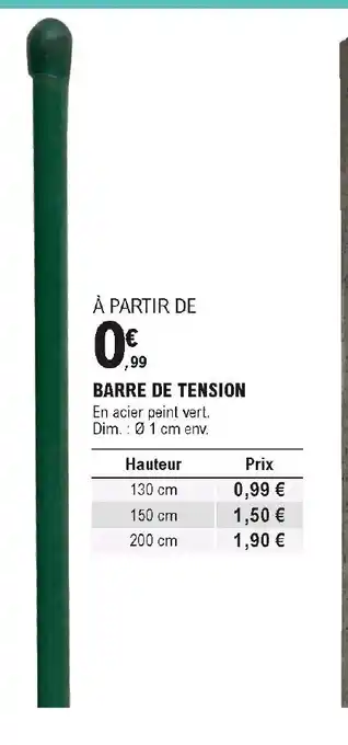 Barre de tension