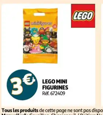 Auchan Lego Mini Figurines offre