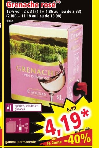 Norma Grenache Rosé offre