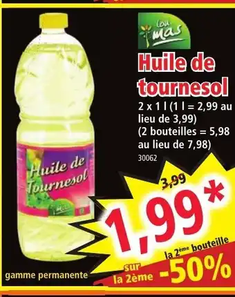 Norma Huile de Tournesol offre