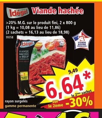 Norma Viande Hachée offre
