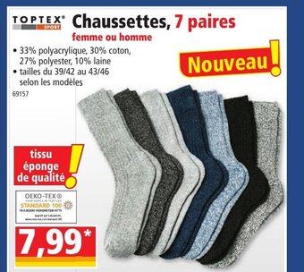 Norma Chaussettes 7 Paires offre