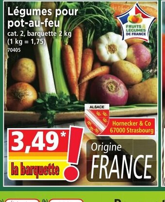 Norma Légumes Pour Pot-Au-Feu offre