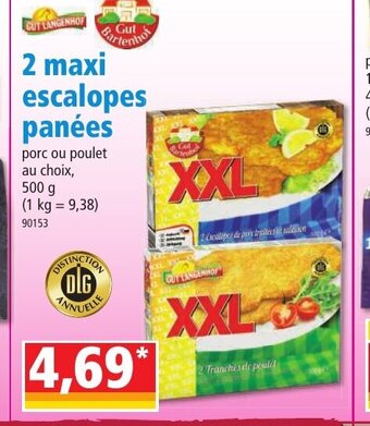 Norma 2 Maxi Escalopes Panées offre