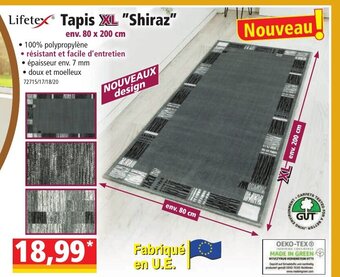 Norma Tapis Shiraz offre