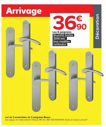 Castorama Les 6 poignées offre