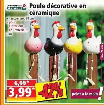 Norma Poule décorative En Céramique offre