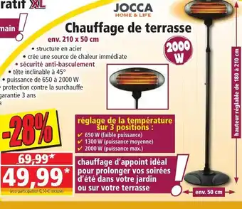 Norma Chauffage de Terrasse offre