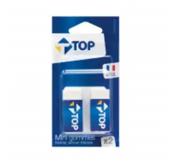 Lot de 2 mini gommes - top office