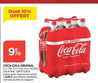 Maximarché Coca-cola original offre
