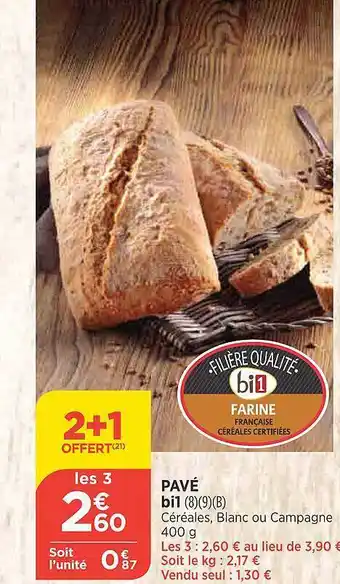 Maximarché Pavé bi1 offre
