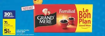 Carrefour Café moulu familial grand mère offre