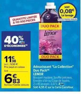 Carrefour Adoucissant offre
