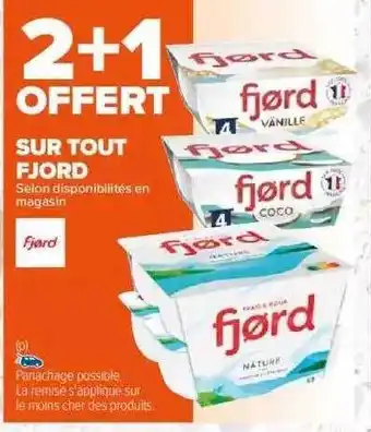 Carrefour Fjord offre