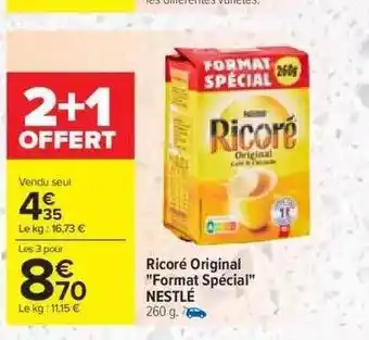 Carrefour Ricoré original offre